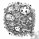 Tat tattoo sketch, streamer’s avatar surround… – style Jaeger Mini – tattoo sketch (24.11.2025 08:04)