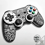 Tattoo design a game controller integrated wi… – style Jaeger Simple – tattoo sketch (24.11.2025 08:13)