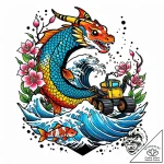 Eskiz.to, tattoo sketch, wall-e planting seed… – style Jaeger Mini – tattoo sketch (24.11.2025 08:39)