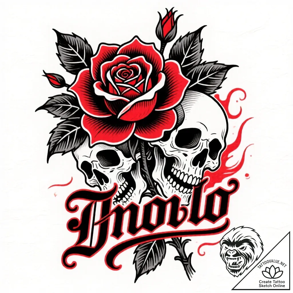 Onyx dagger piercing spectral bloom, tattoo s... - style Flux Inscriptions - tattoo sketch (24.11.2025 08:58)