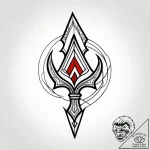 Tattoo sketch an abstract arrow design, sharp… – style Jagger Old – tattoo sketch (24.11.2025 09:31)