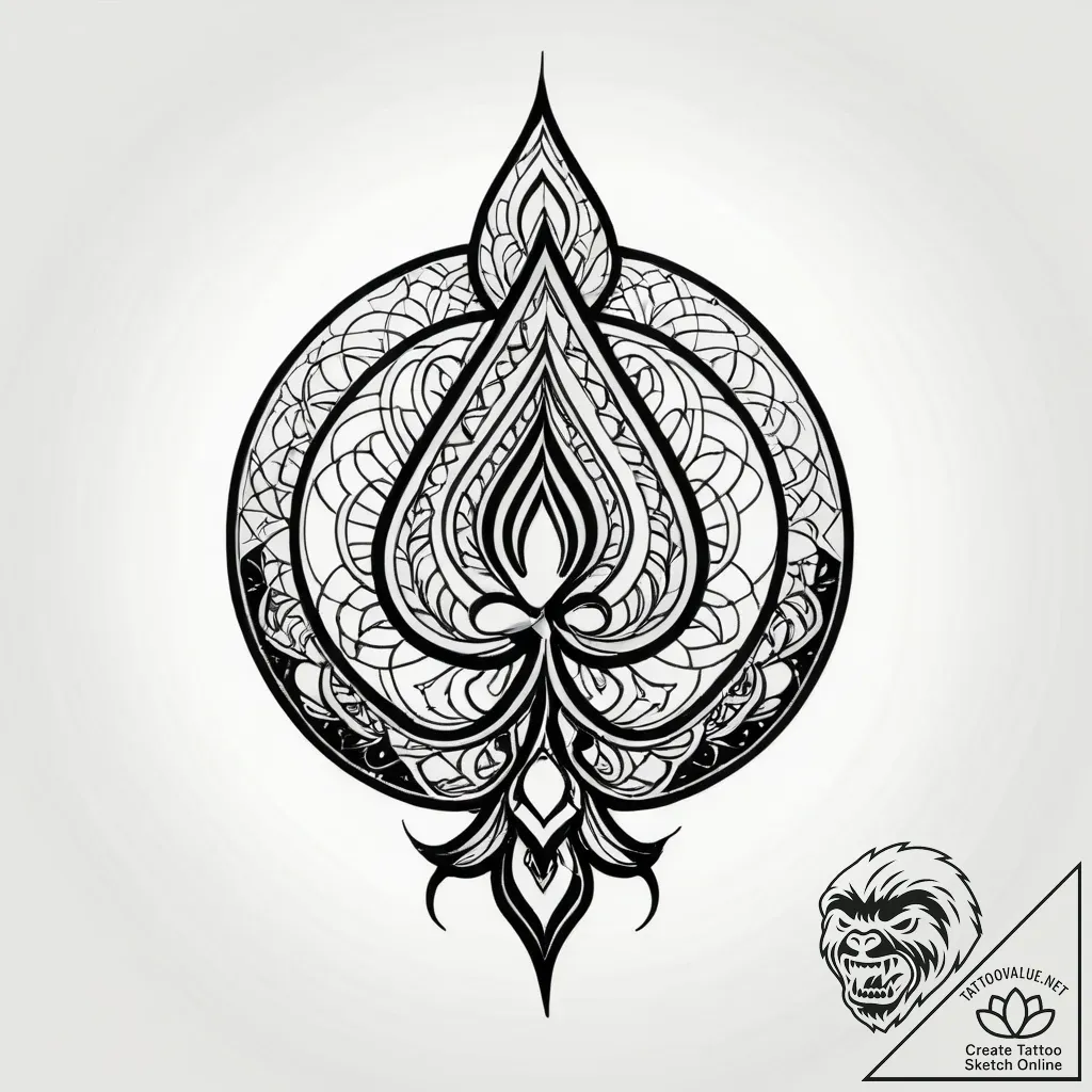 Tat tattoo sketch, makeup artist’s brush blen... - style Jagger Old - tattoo sketch (24.11.2025 09:55)