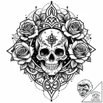 Tat tattoo sketch, swirling magical glyphs an… – style Jaeger Mini – tattoo sketch (24.11.2025 10:16)