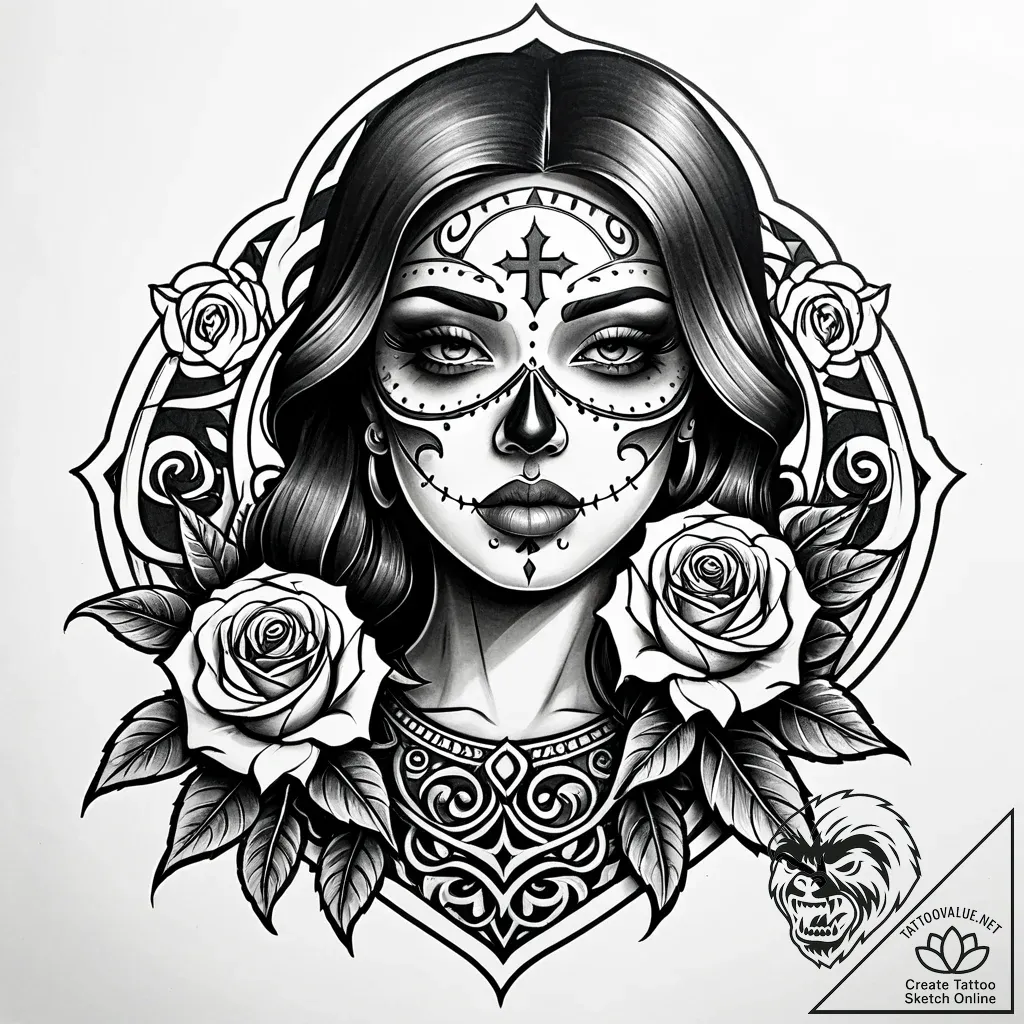 Tattoo design a powerful and serene eye, conv... - style Jaeger Simple - tattoo sketch (24.11.2025 11:25)