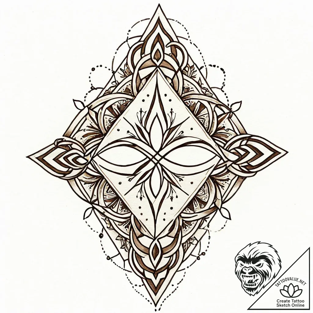 77. tattoo design: a "sila" rune with subtle... - style Jaeger Mini - tattoo sketch (24.11.2025 11:40)