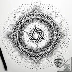 50. tattoo sketch: a rune subtly integrated i… – style Jaeger Simple – tattoo sketch (24.11.2025 11:48)