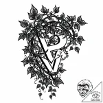 Ivy vine spelling out a secret word as it cli… – style Jaeger Mini – tattoo sketch (24.11.2025 12:04)
