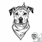 Tat tattoo sketch, retro style domestic dog w… – style Jaeger Mini – tattoo sketch (24.11.2025 12:28)