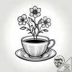 Tattoo sketch a small, elegant teacup with a… – style Jagger Old – tattoo sketch (24.11.2025 12:31)