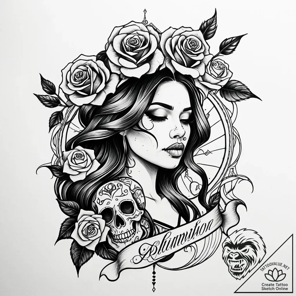 Eskiz.to, tattoo sketch, sally driving on coa... - style Jaeger Simple - tattoo sketch (24.11.2025 12:36)