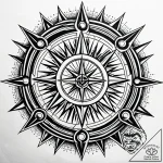 51. tattoo design: a neo-traditional style ru… – style Jaeger Simple – tattoo sketch (24.11.2025 13:01)
