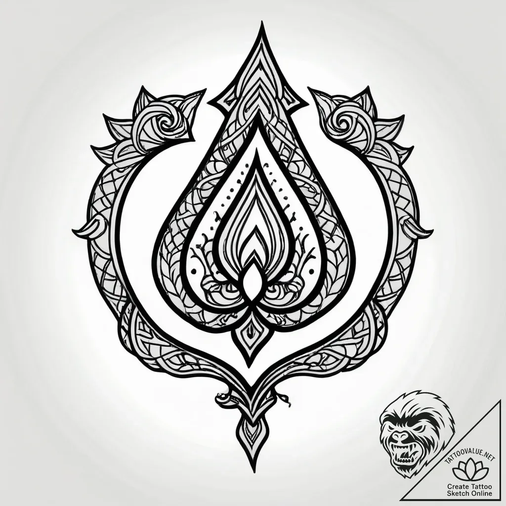 Tattoo design a subtle fabric texture (e.g.,... - style Jagger Old - tattoo sketch (24.11.2025 13:31)