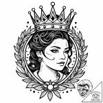 Tattoo design a stylized “player” symbol with… – style Jaeger Mini – tattoo sketch (24.11.2025 13:40)