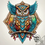 Tattoo sketch, athena with owl perched on sho… – style Jaeger Simple – tattoo sketch (24.11.2025 14:24)