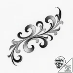 Tattoo sketch a soft, monochromatic palette w… – style Flux Inscriptions – tattoo sketch (24.11.2025 14:58)