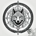 Tattoo design a zodiac animal made of interco… – style Jagger Old – tattoo sketch (24.11.2025 16:31)
