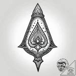 Tattoo sketch, polar express whistle with icy… – style Jagger Old – tattoo sketch (24.11.2025 18:39)