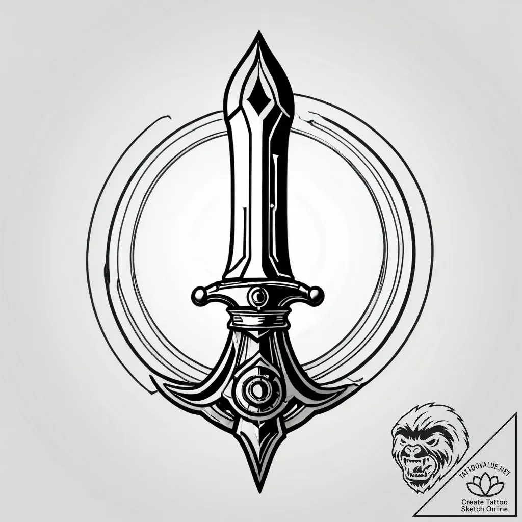 A powerful bolt cutter, strong,, artistic tat... - style Jagger Old - tattoo sketch (24.11.2025 19:28)