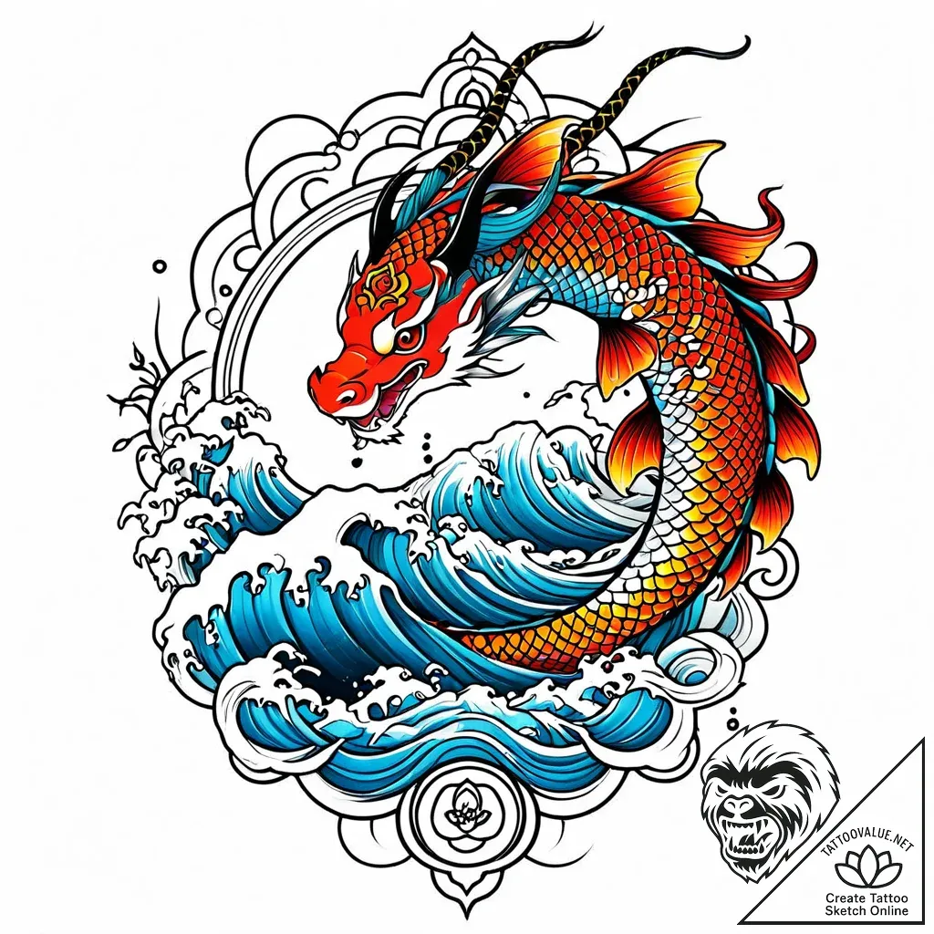 Tattoo sketch a dreamlike scene featuring the... - style Jaeger Mini - tattoo sketch (25.11.2025 02:17)