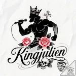 Eskiz.to, tattoo sketch, king julien silhouet… – style Flux Inscriptions – tattoo sketch (25.11.2025 05:37)