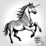 Tattoo sketch, spirit and wild horses running… – style Jagger Old – tattoo sketch (25.11.2025 06:37)