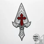 Tattoo sketch, elsa’s hand casting ice shards… – style Jagger Old – tattoo sketch (25.11.2025 09:17)