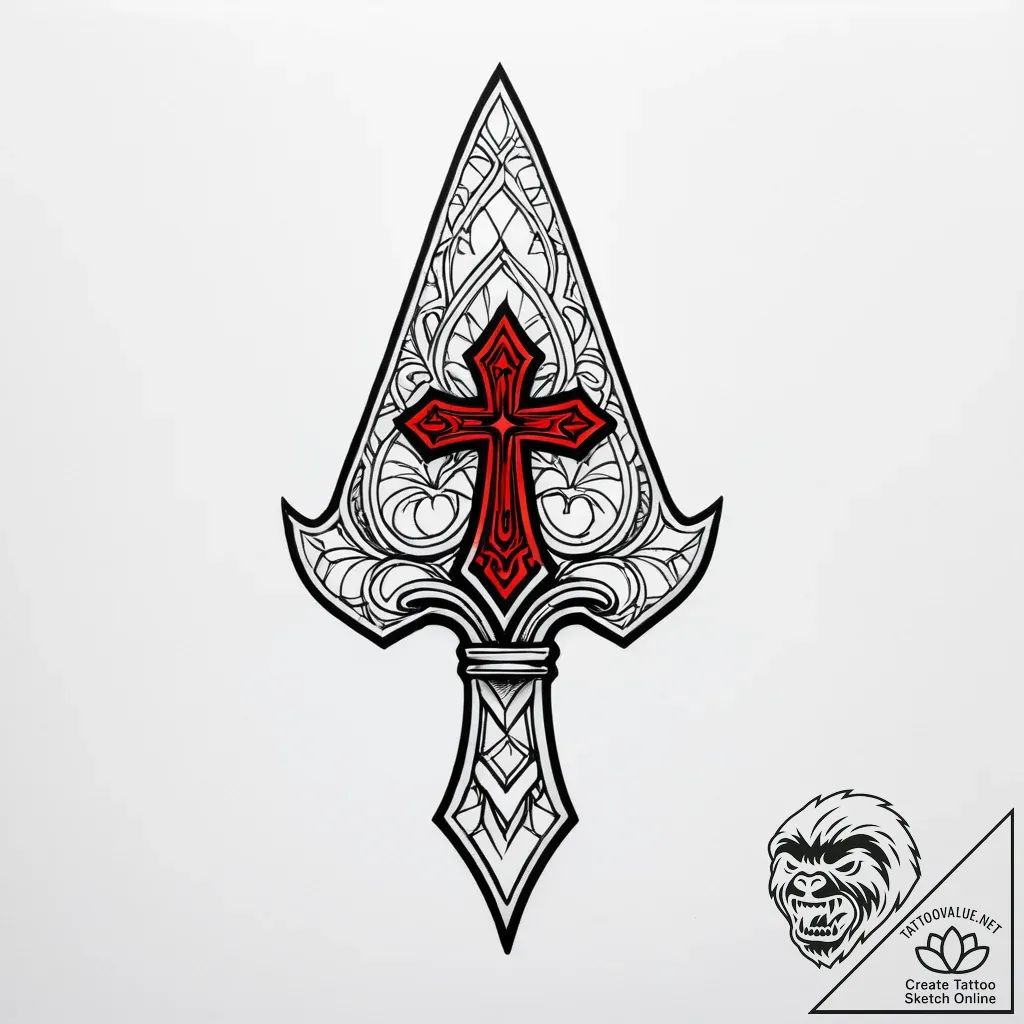 Tattoo sketch, elsa’s hand casting ice shards... - style Jagger Old - tattoo sketch (25.11.2025 09:17)