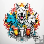 рјрёс„рѕр»рѕрірёс‡рµсѓрєрёрµ сѓрёрјрірѕр»с‹ (… – style Jaeger Simple – tattoo sketch (25.11.2025 13:57)