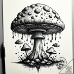 ядерный гриб, tattoo sketch design, sketch ta… – style Jaeger Simple – tattoo sketch (25.11.2025 19:17)