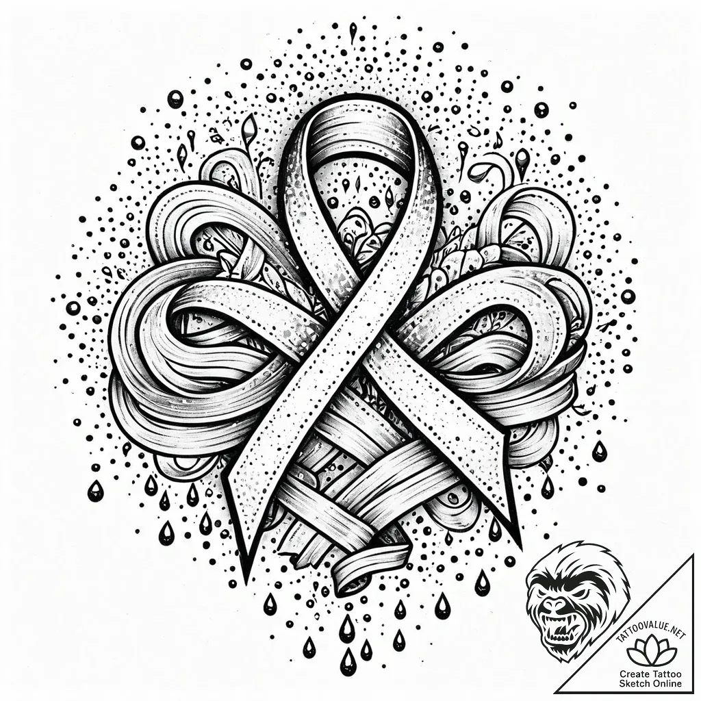Tattoo design "i feel" text for cancer, with... - style Jaeger Mini - tattoo sketch (25.11.2025 19:36)