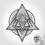 Tat tattoo sketch, sacred geometry combined w… – style Jagger Old – tattoo sketch (25.11.2025 19:57)
