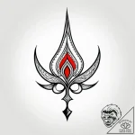 Tattoo design a small, clean linework of a sp… – style Jagger Old – tattoo sketch (25.11.2025 23:57)