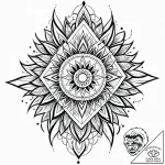 Tat tattoo sketch, tropical palm leaves with… – style Jaeger Mini – tattoo sketch (26.11.2025 10:17)