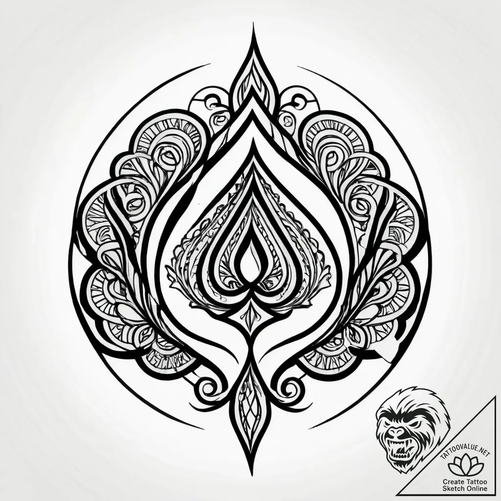 Tat tattoo sketch, optical illusion tattoo wi... - style Jagger Old - tattoo sketch (26.11.2025 18:17)