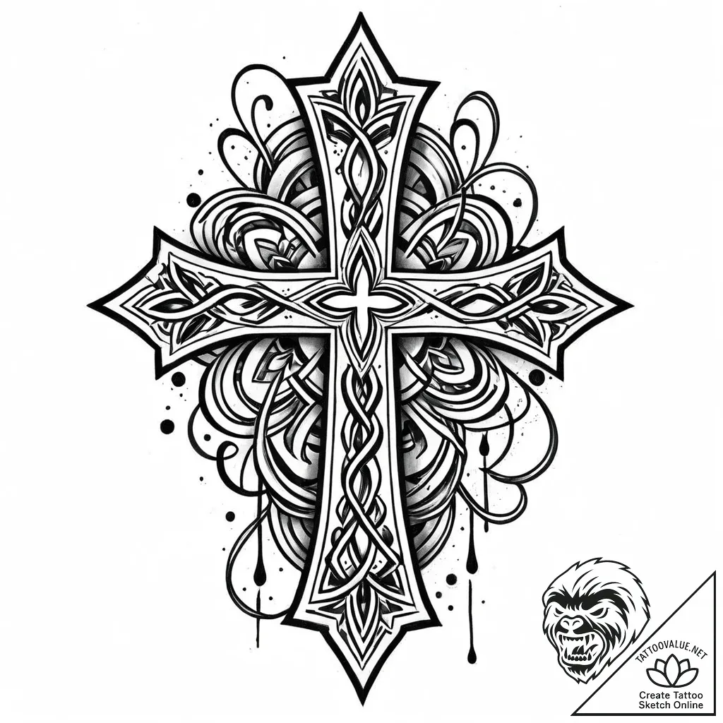 Tat tattoo sketch, graffiti artist’s spray ca... - style Jaeger Mini - tattoo sketch (26.11.2025 20:37)