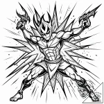 Tattoo sketch, jack-jack surrounded by fire a… – style Jaeger Simple – tattoo sketch (27.11.2025 02:56)