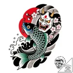 An abstract painting with swirling vibrant co… – style Flux Inscriptions – tattoo sketch (27.11.2025 03:57)