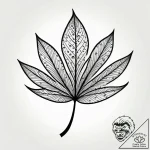 Tat tattoo sketch, hyperrealistic leaf covere… – style Jagger Old – tattoo sketch (27.11.2025 08:57)
