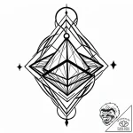 Tattoo sketch, thin linear geometric diamond… – style Jaeger Mini – tattoo sketch (27.11.2025 15:17)