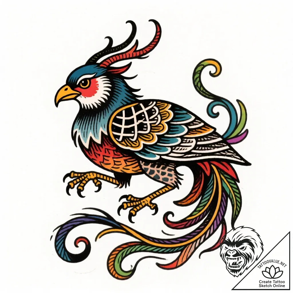 колокол, tattoo sketch design, detailed cross... - style Flux Inscriptions - tattoo sketch (27.11.2025 17:17)