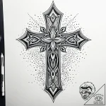 Tattoo design a solid block of ice, unyieldin… – style Jaeger Simple – tattoo sketch (27.11.2025 17:37)