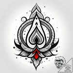 Tattoo design a gentle blend of cool tones, f… – style Jagger Old – tattoo sketch (27.11.2025 20:36)
