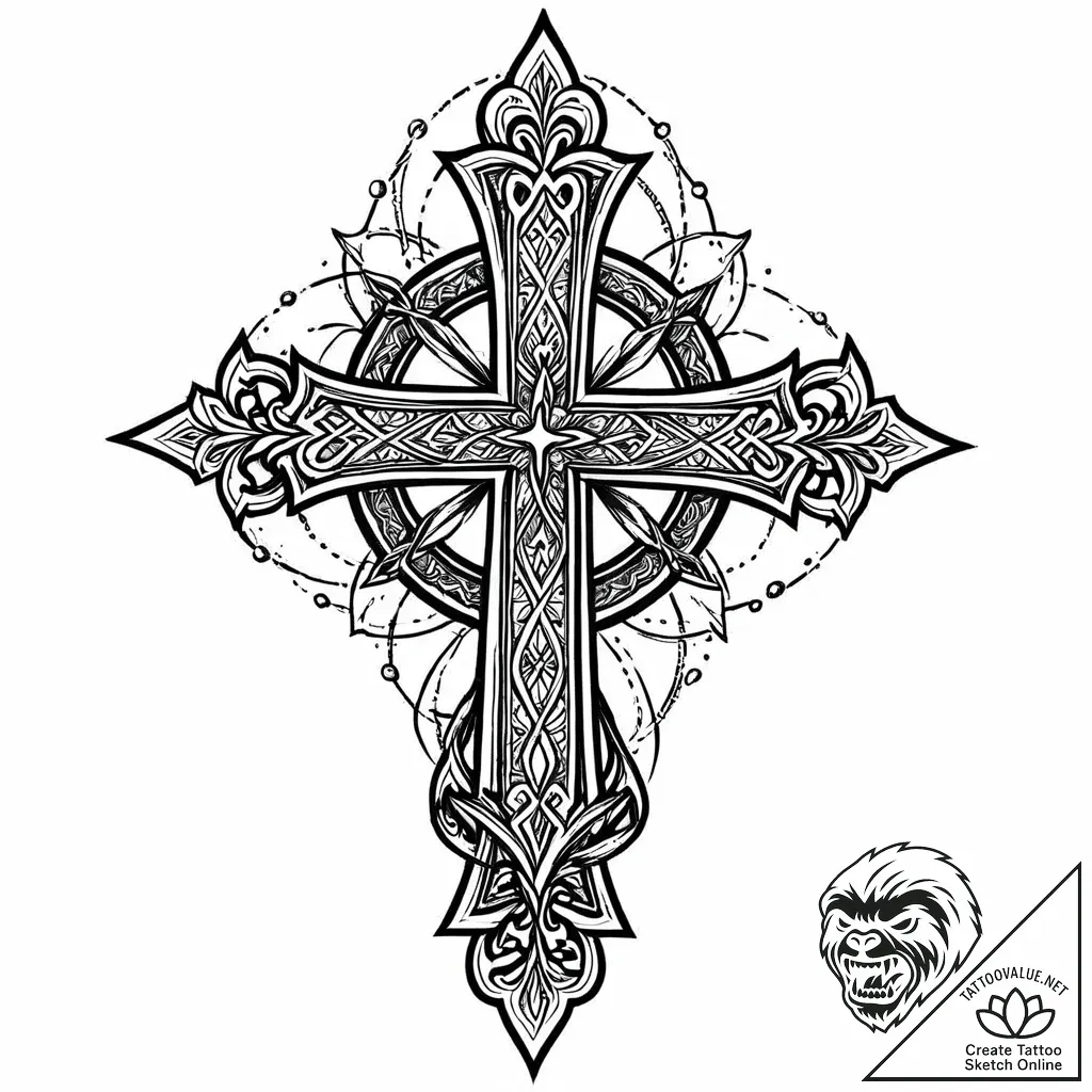 Tattoo sketch a very fine line drawing of a s... - style Jaeger Mini - tattoo sketch (27.11.2025 22:56)