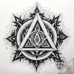 Iron sigil burning through frost, artistic ta… – style Jaeger Simple – tattoo sketch (28.11.2025 01:17)