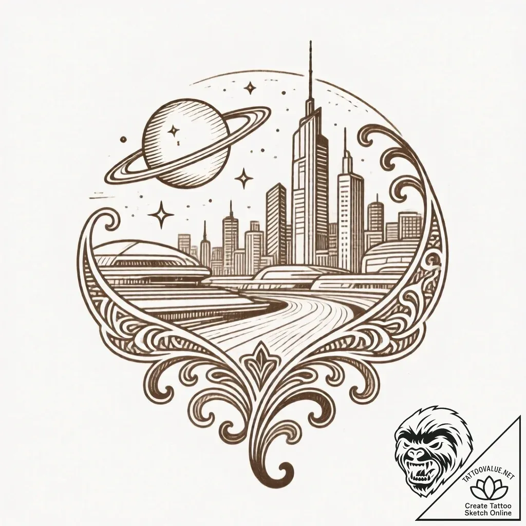 р“сђсѓрїрїр° 1: рљр»р°сѓсѓрёс‡рµсѓрєрёрµ ррі... - style Flux Inscriptions - tattoo sketch (28.11.2025 02:17)