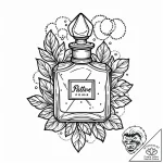 Tattoo design a vintage perfume bottle with a… – style Jaeger Mini – tattoo sketch (28.11.2025 05:37)