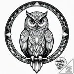 Tat tattoo sketch, cosmic owl with galaxies s… – style Jagger Old – tattoo sketch (28.11.2025 05:57)