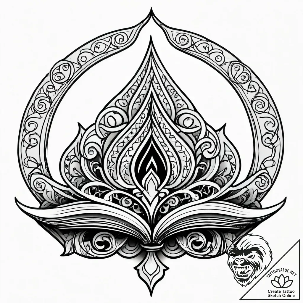 A close-up of a stack of old, yellowed newspa... - style Jagger Old - tattoo sketch (28.11.2025 07:16)