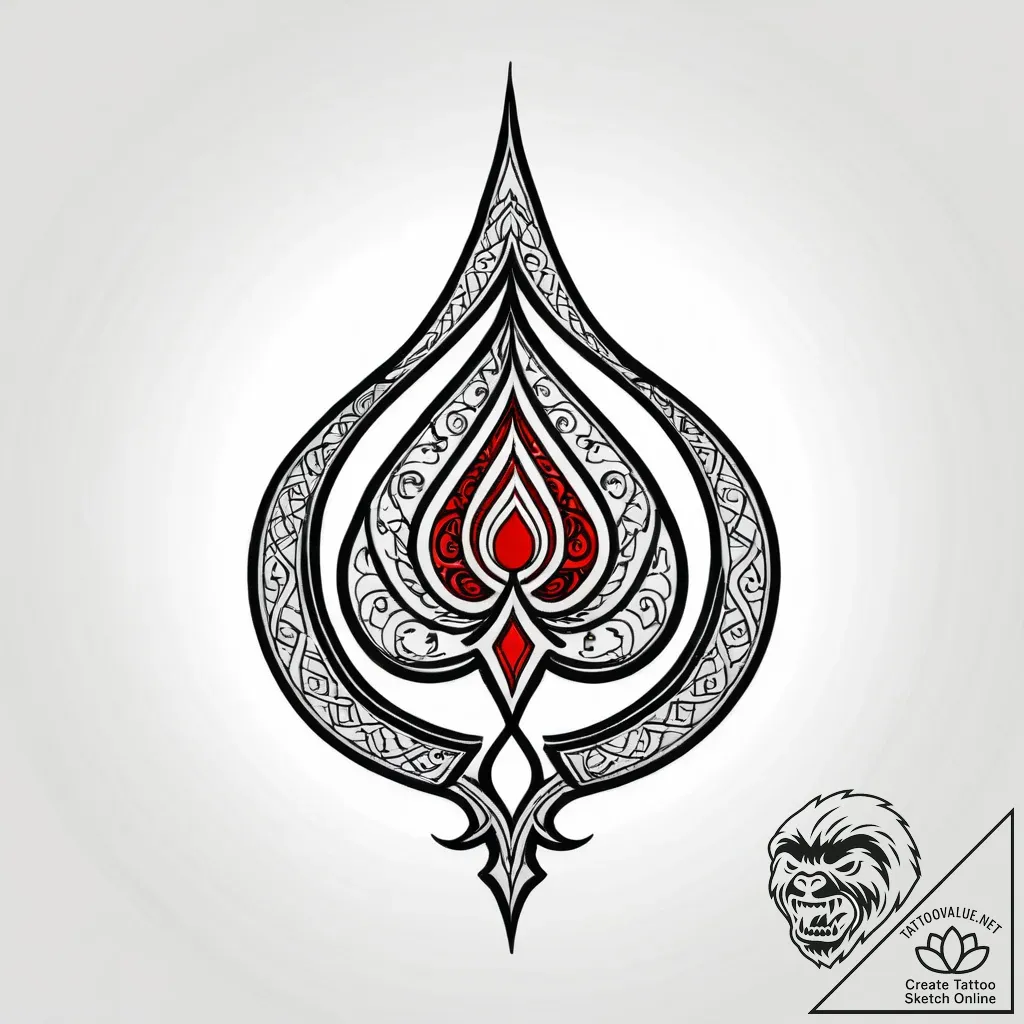 Oracle symbol glowing in void, artistic tatto... - style Jagger Old - tattoo sketch (28.11.2025 08:37)