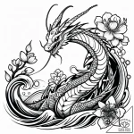 богомол, ink illustration for tattoo, bold ou… – style Jaeger Simple – tattoo sketch (28.11.2025 13:17)